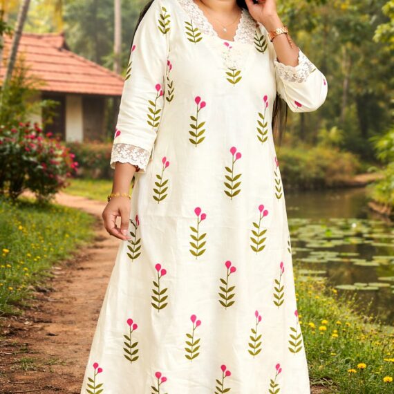 PINK BLOSSOM A-Line Top